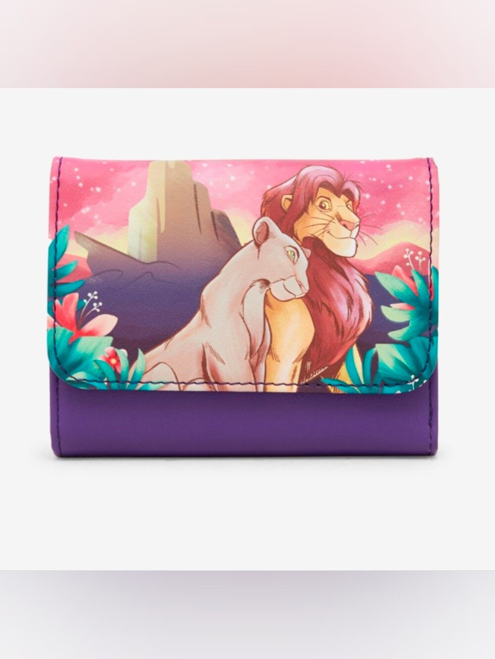 Loungefly Disney The Lion King Nala & Simba Pride Rock Mini Wallet New!